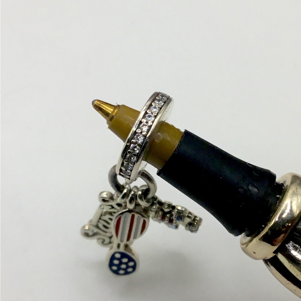 Pandora “Stars & Stripes Patriotic 3 pc Charm! New! - Picture 5 of 8